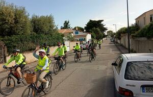 Sortie en vélo pour encadrer des enfants et des handicapés