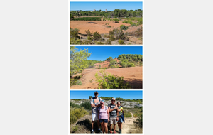 Randonnée en terres rouges 14km D+200